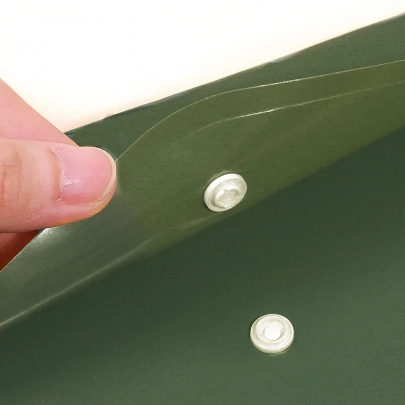 Bolsa de archivo PP de Color Retro, bolsa con hebilla A4, carpeta de almacenamiento, clasificación de temas, bolsa de documentos de papel de prueba para estudiantes, 1 Uds.