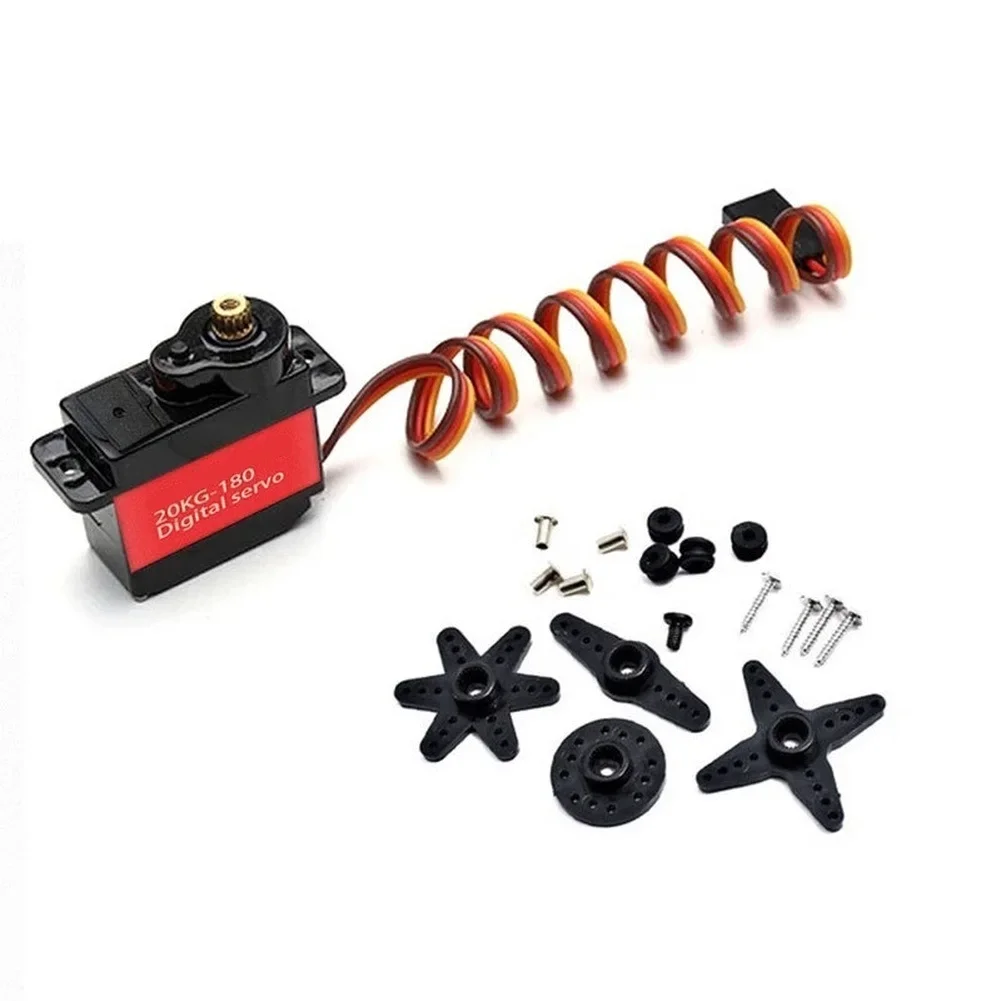 TD8120MG Digital Steering Gear 20KG High Torque 180 Degree Alloy Gear For Robot  For Test Measurement Tool Accessory