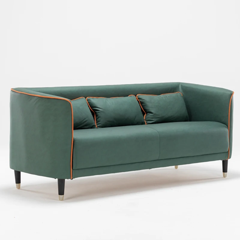 

small apartment light luxury sofa rental Internet celebrity technology cloth sofa double bedroom living room small sofa