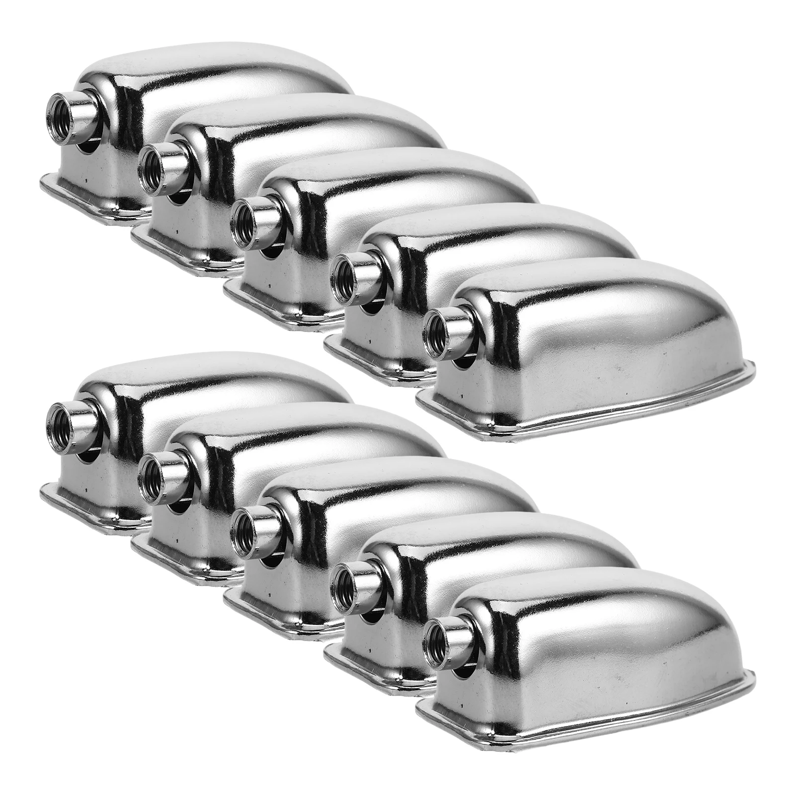 

10pcs Drum Ear Accessories Double End Lugs Bass Parts Compatible Snare Tom Metal Drums Percussion Musical Toys