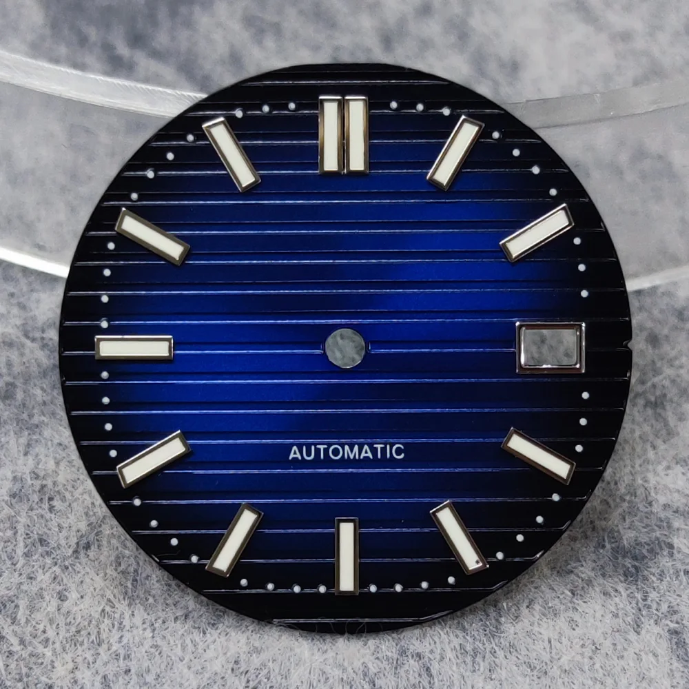 NH35 نوتيلوس الطلب جودة عالية شعار مخصص NH35 اكسسوارات الأخضر مضيئة ساعة إصلاح لحركات NH35 NH36 #6