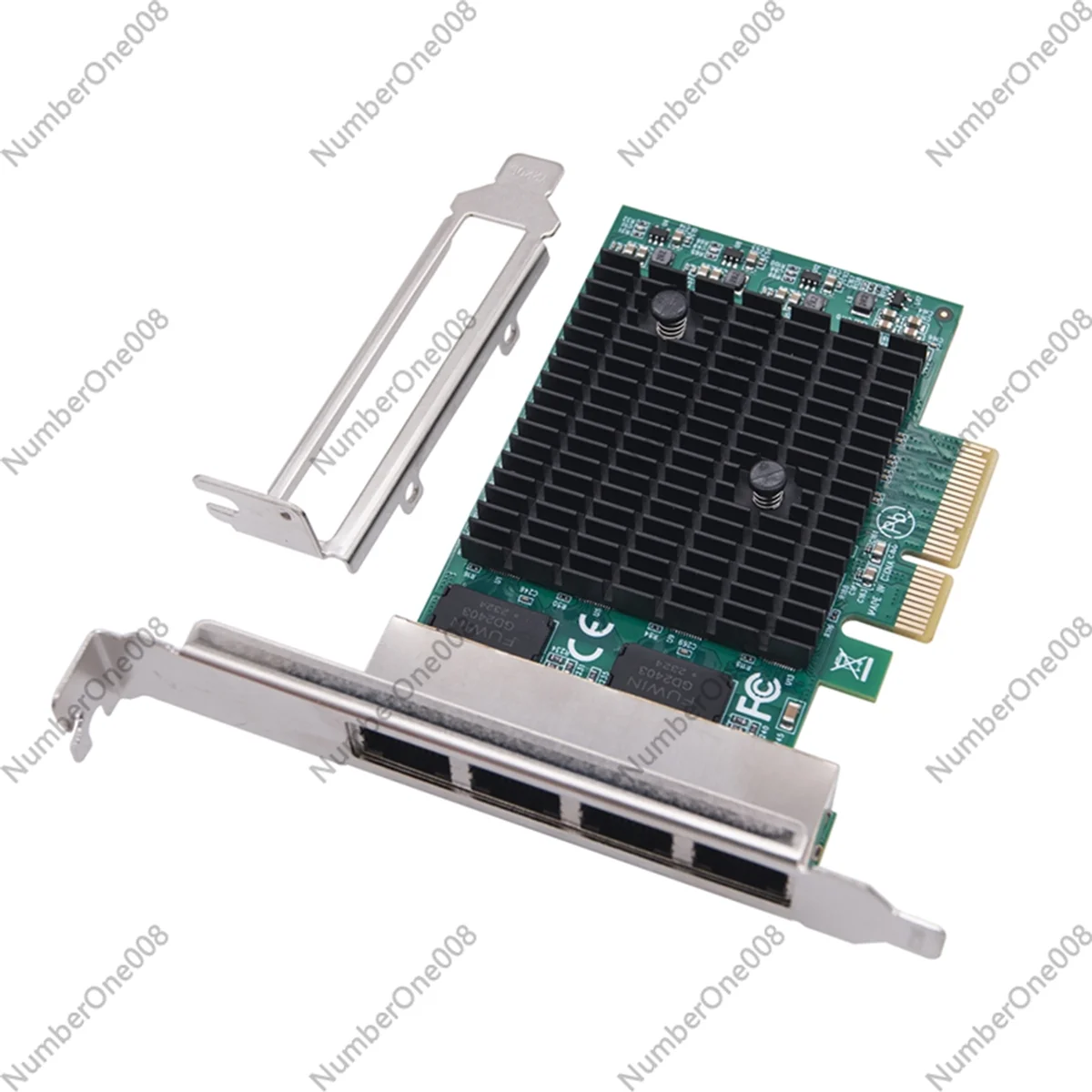 HOT!!4 Port 2.5G PCIe Network Card 2.5 Gigabit Ethernet Adapter RTL8125BG PCI Express Ethernet LAN Adapter for Desktop PC