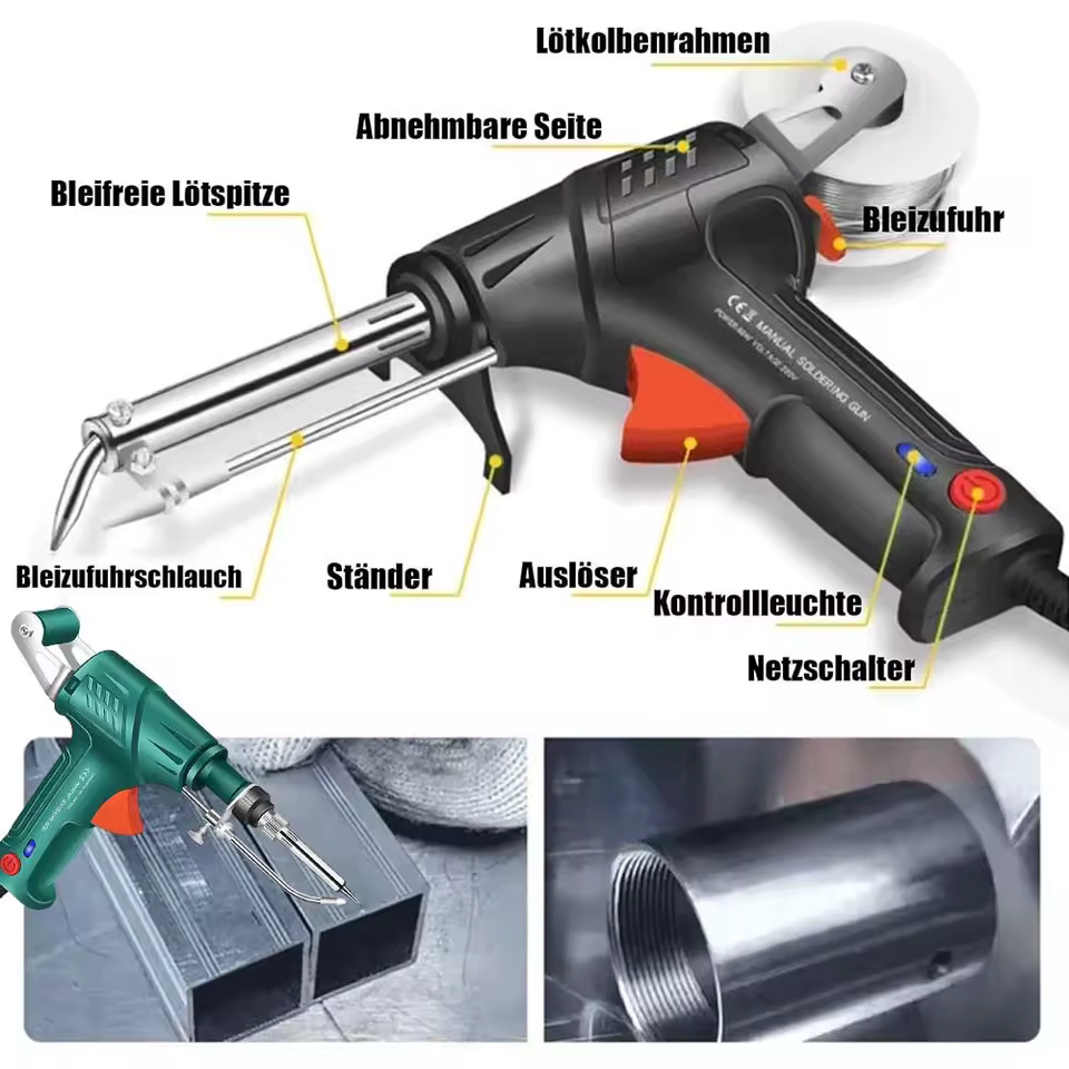 Outils de soudage industriels, fer à souder multifonction, ensemble de pistolets à souder, soudeuse portative