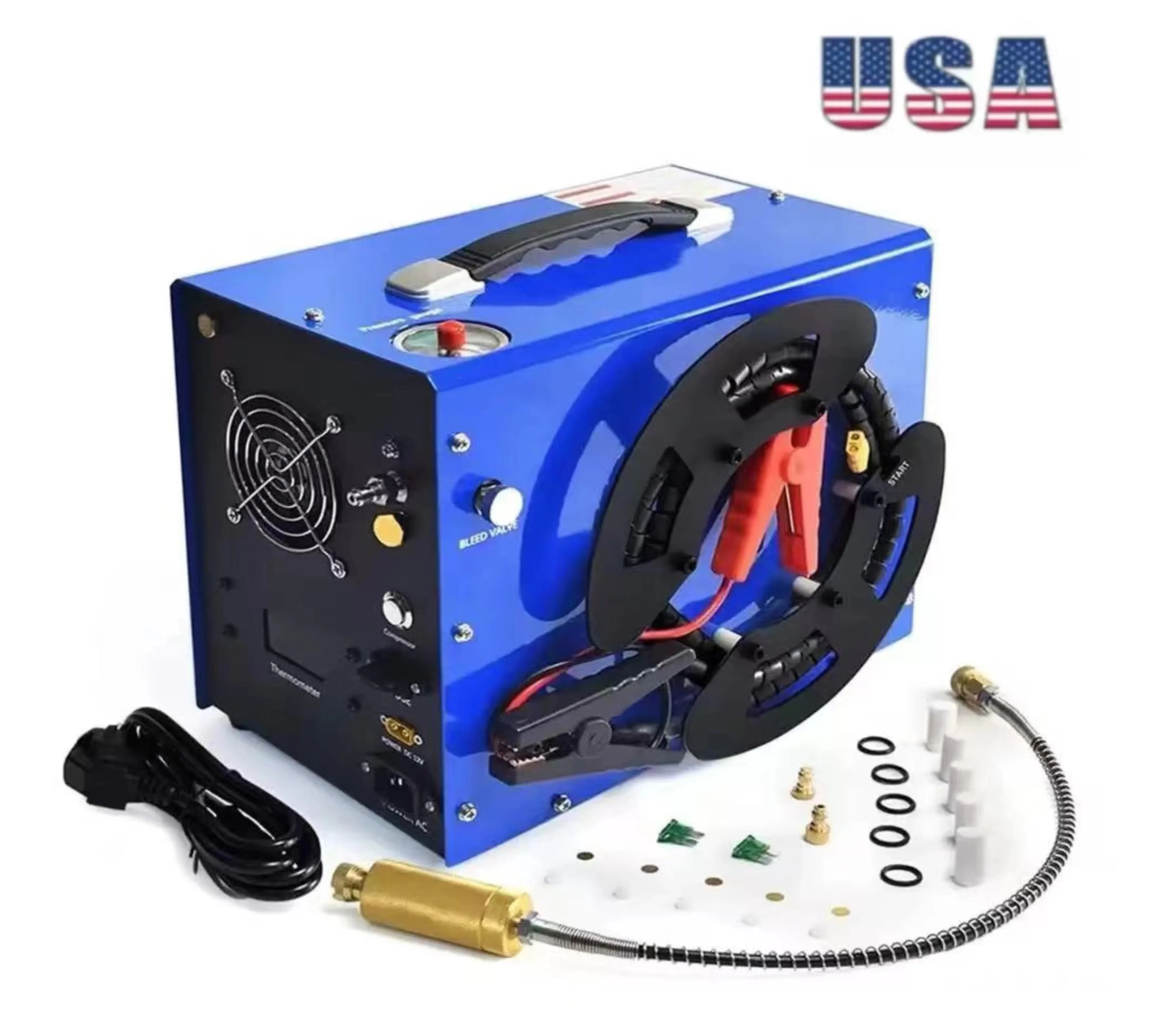 compressor pcp adequado para paintball pcp parada automatica sem oleo ou agua 220v ac 12v 501 300bar 4500psi 30mpa pcp 12v mm 01