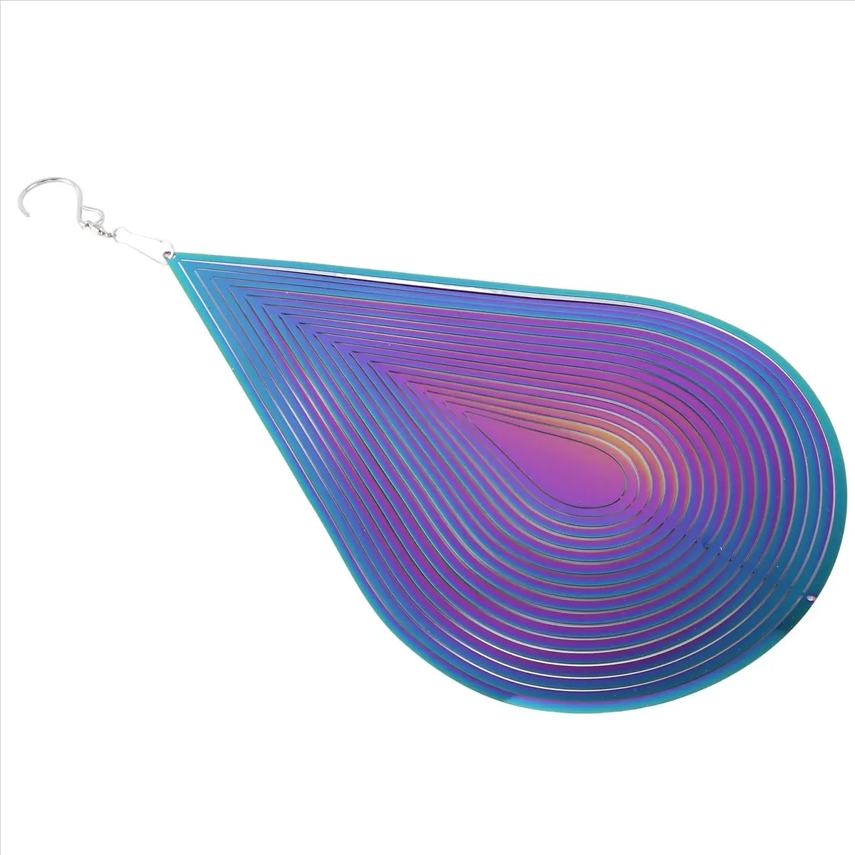 ABJV الرياح الدقات زينة معلقة المعلقات الدورية Windchimes في الهواء الطلق حديقة ديكور المنزل المعادن بالتنقيط الرياح الدوار