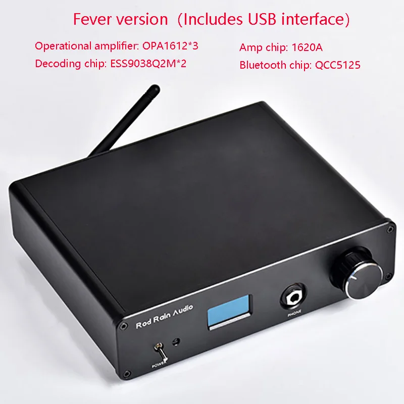 Nobsound Fieber Hifi Audio Decoder Dual-Core es9038q2m verlustfreie Decodierung DSD512 Bluetooth 5,1 Audio Receiver Koaxial Faser symmetrische Ausgabe 8
