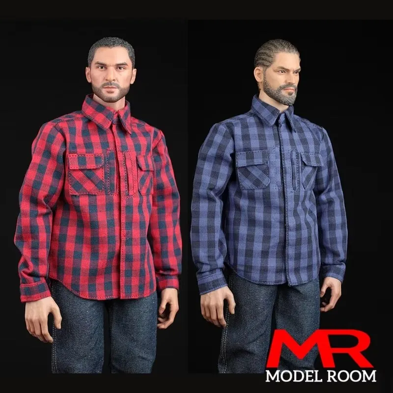 1/6 Scale Male Solid Color Long Sleeve Shirt Undergarments Clothes Model Fit 12\'\' Soldier Action Figure Body Dolls