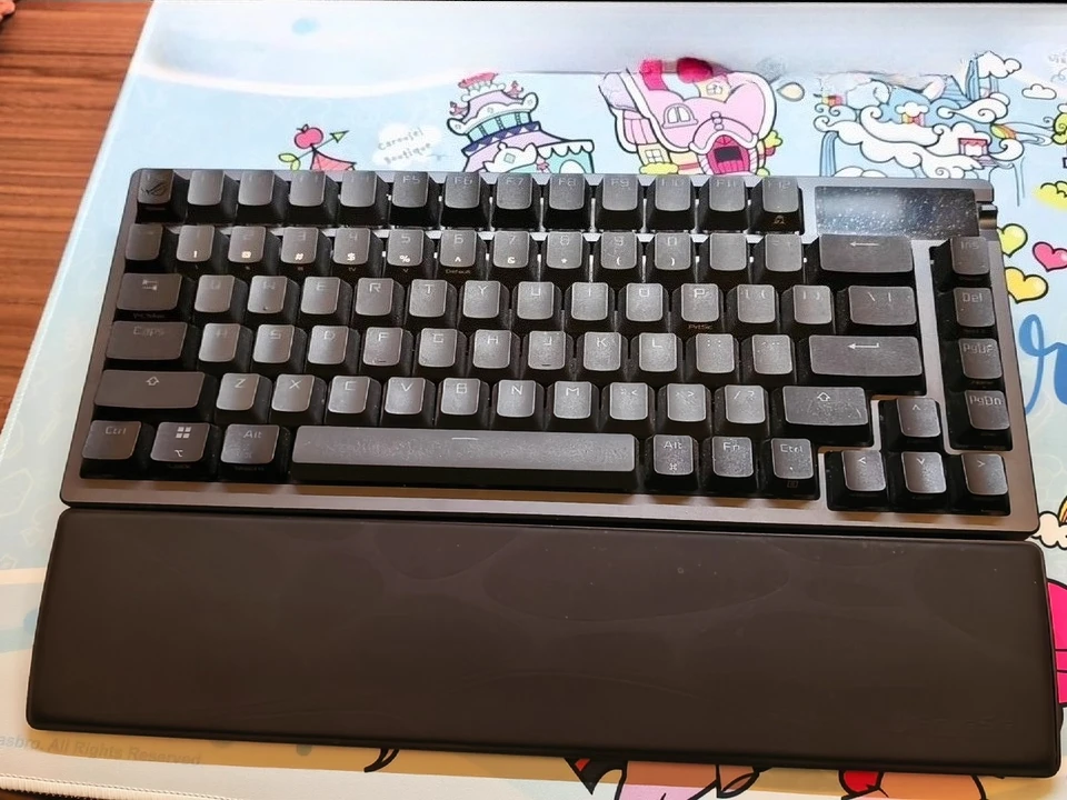 ROG Night Demon Wrist Rest Mechanical Keyboard Wrist Pad Desktop Leather Hand Support Silicone Rog Extreme Gaming Wrist Rest
