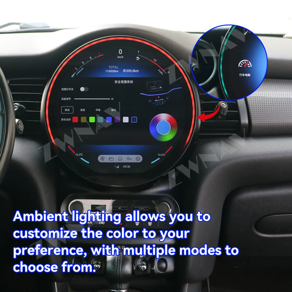 11.8 ''HD Touch Screen Android 13 For BMW MINI F55 F56 F57 2015-2022 Carplay Multimedia Player Stereo GPS Navigation Auto Radio