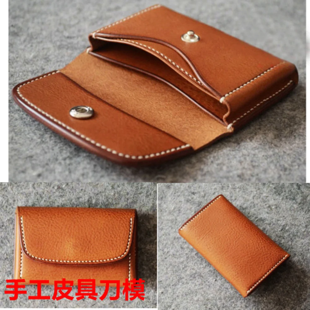 Card wallet leather die cutter | die cuts and wooden mold|metal cutting die | Die Cut Machines | leather craft 110*75mm