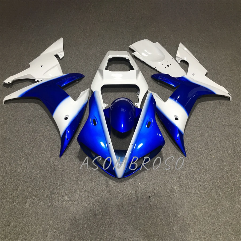 Motorcycle Bodywork for YAMAHA  2002 2003 YZF-R1 1000CC 02 Blue White YZF R1 YZF1000 03 Road Racing Fairing Kit Sportbike Parts image 2