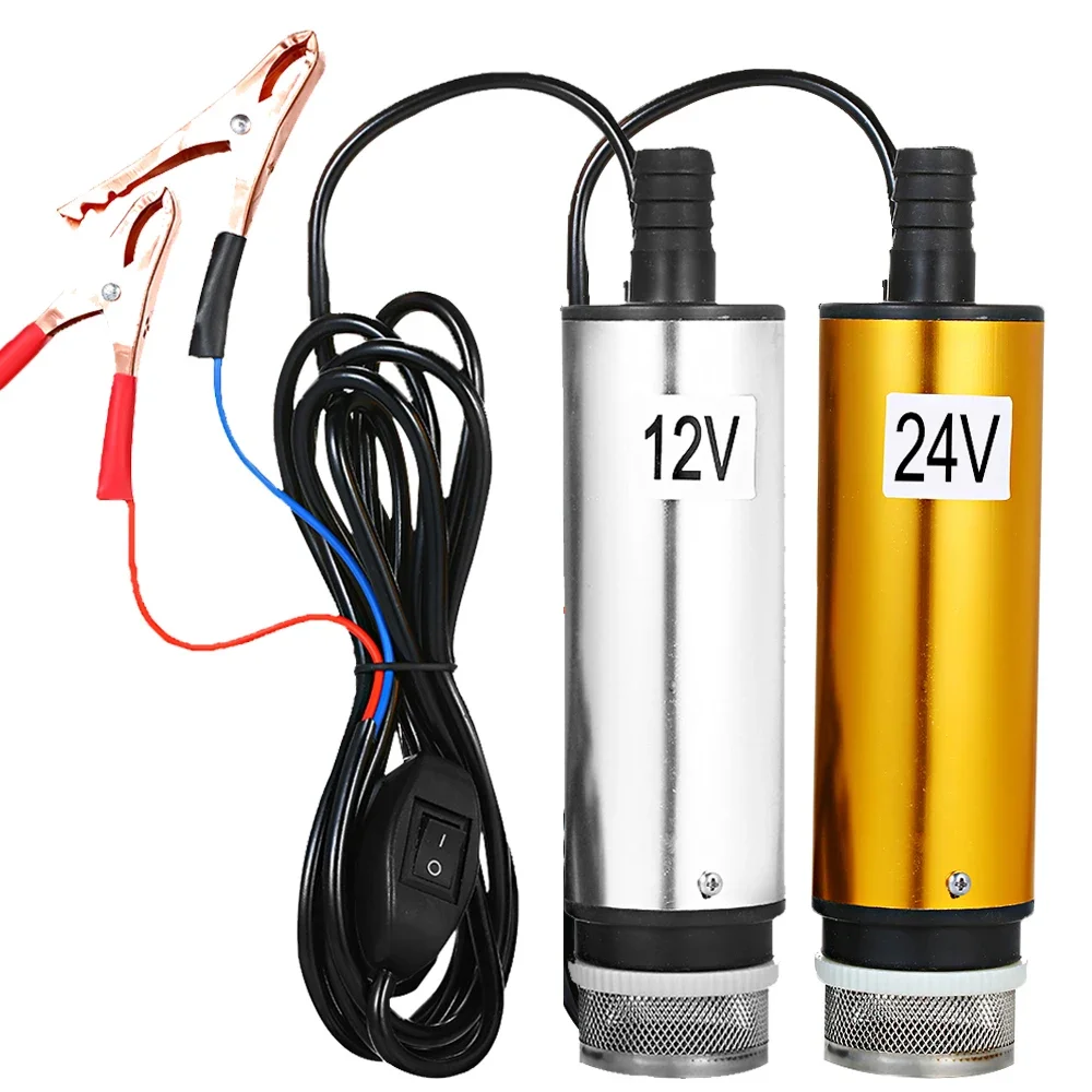 

Погружной насос постоянного тока 12В/24В с фильтрующим экраном для перекачки масла и воды, 51 мм, для перекачки воды, масла и топлива