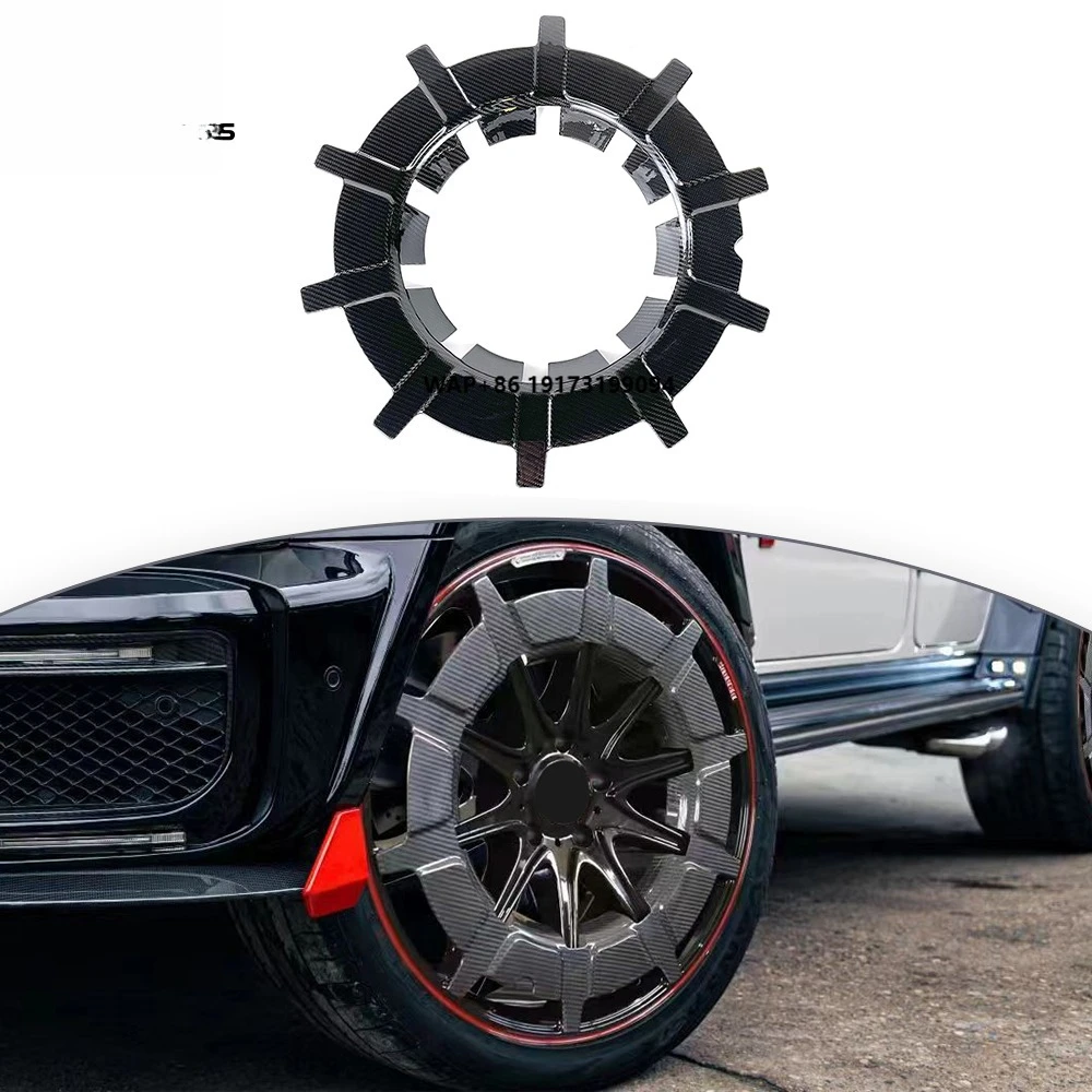

G Class W463A W464 Dry Carbon Fiber Wheel Rim Cover for G63 G500 G350d G550 Wheel Rim Cover Wheel Hubs Cover