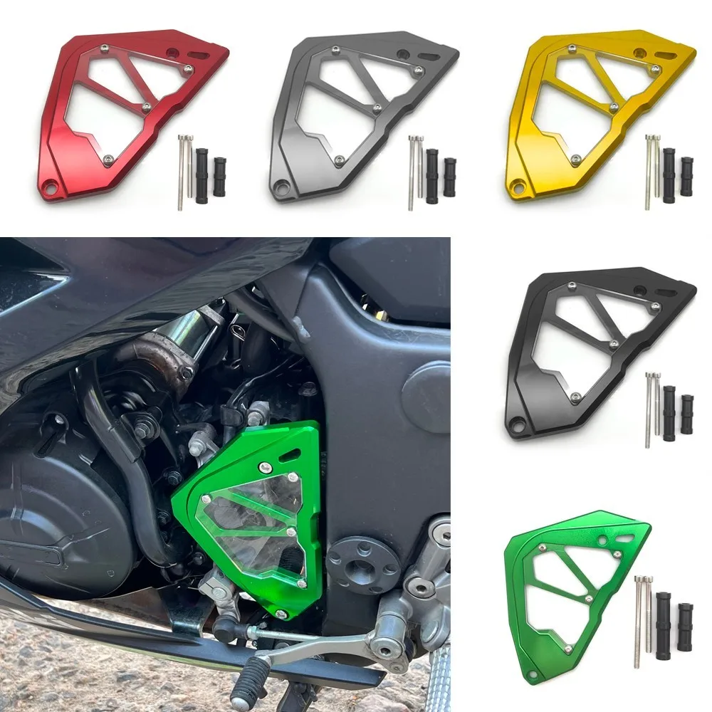 

Motorcycle Front Sprocket Chain Guard Cover Gear Protection Cover For Kawasaki Ninja 250 Ninja 300 Z300 Z250 Ninja300 2013-2017