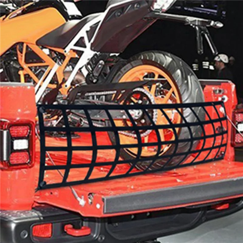 

Hot Selling-2X Car Trunk Organizer Net Protection Pickup Truck Bed Cargo Mesh Tailgate Net Cargo Storage Netting Divider Accesso