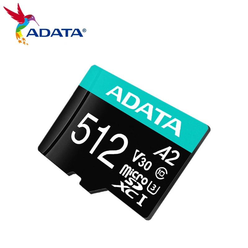 بطاقة ذاكرة احترافية من ADATA للهاتف والكمبيوتر الشخصي وغيرها من بطاقة V30 U3 A2 Micro SD 64GB 128GB 256GB 512GB 1TB Flash MicroSDXC TF