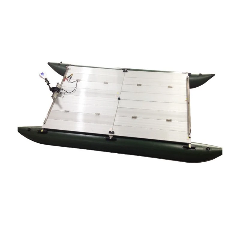 Inflatable Fishing Boat With Aluminum Platform