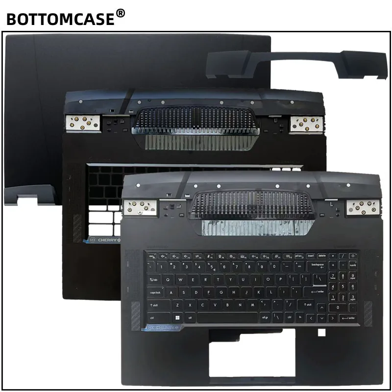 New For BOTTOMCASE® GT77 MS-17Q1 MS-17Q2 MS-17Q3 GT77HX Laptop LCD Back Cover / Upper Case Palmrest Cover /Hinge cover