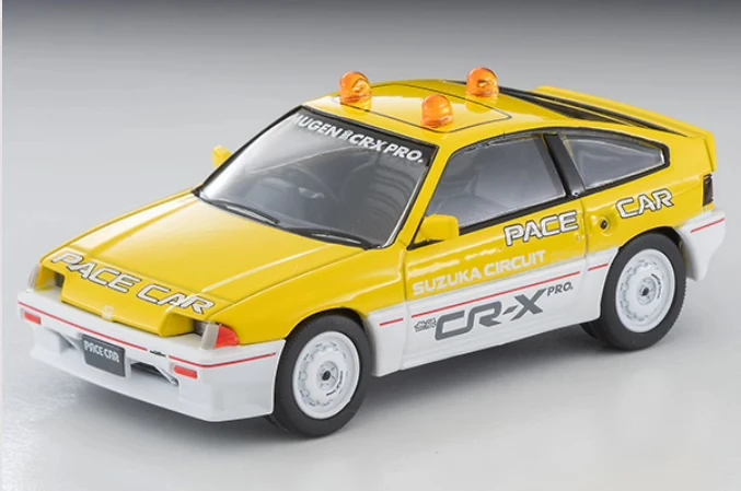 24.7 Tomytec Tomica TLV N318 A/B CR-X MUGEN Safety Car Limited Edition Simulation Alloy Static Car Model Toy Gift