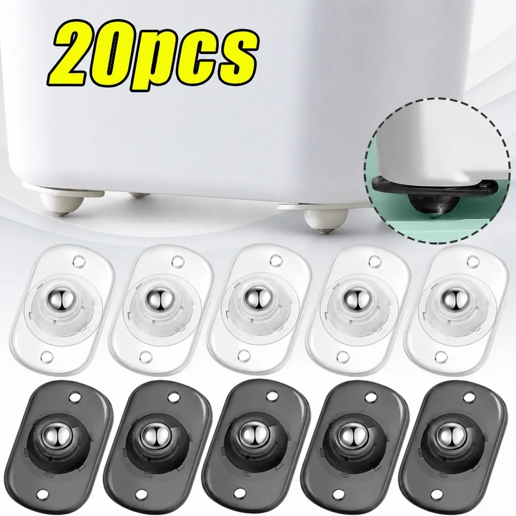 Rodízios Autoadesivos para Eletrodomésticos, Deslizadores para Cozinha 360 ° Roda Universal Giratória Mini para Cozinha