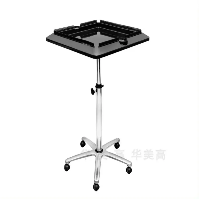 Beauty Salon Rolling Cart Tool Trolley for Hair Extension and Coloring Hairdressing Station with Wheels