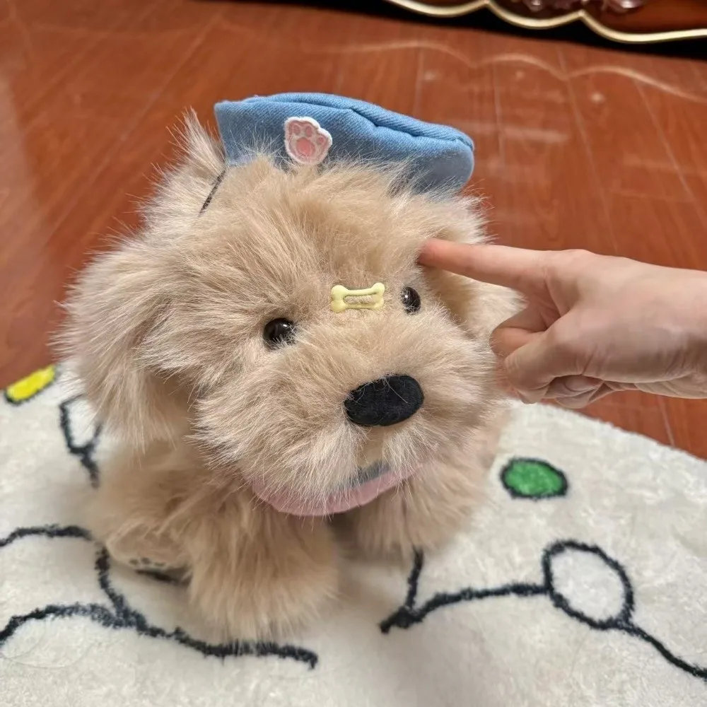 Niedlicher Kawaii-Welpen-Rucksack, flauschig, weich, Hunderucksack, große Kapazität, pelziges Stofftier, Schultasche für Mädchen