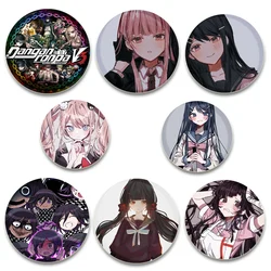 Danganronpa Anime Brooches Tojo Kirumi Kaede Akamatsu Saihara Shuichic Monokuma Cartoon Badge Cosplay Pins Fans Gifts Souvenir