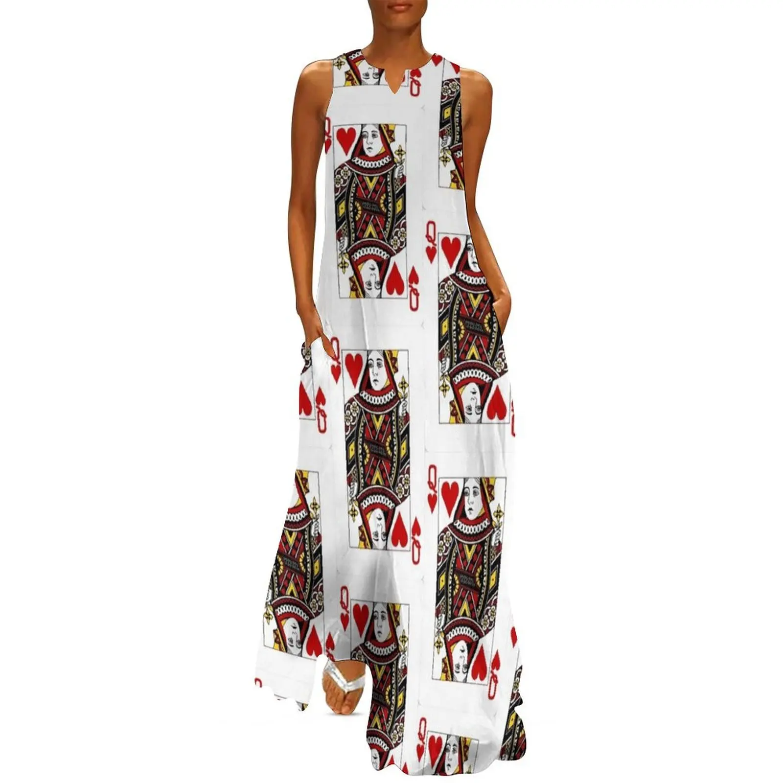 

Queen of Hearts Collection Long Dress women"s summer dresses 2024 summer clothes dress women summer 2024 women party dresses