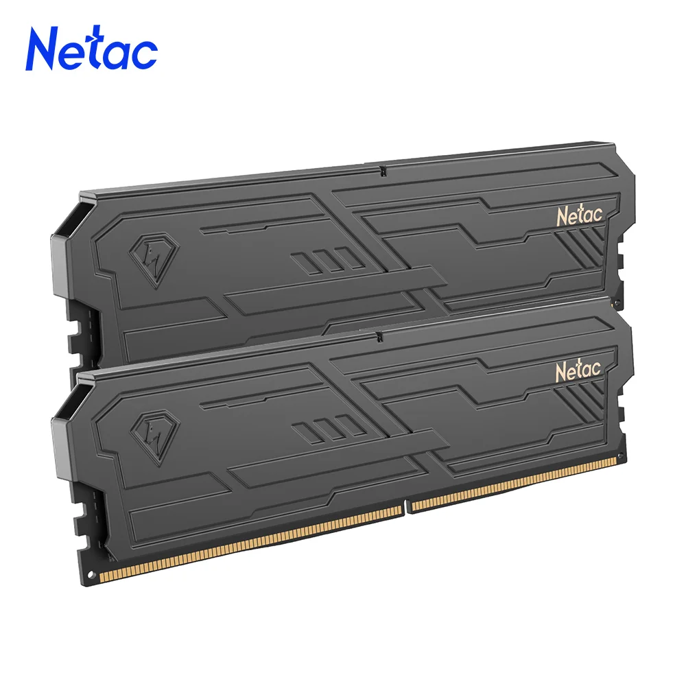 Netac Memory Ram DDR4 3200MHz 3600MHz Dual Channel 8GB 16GB DDR4 XMP2.0 Memory 288Pin UDIMM with Heatsink for Desktop