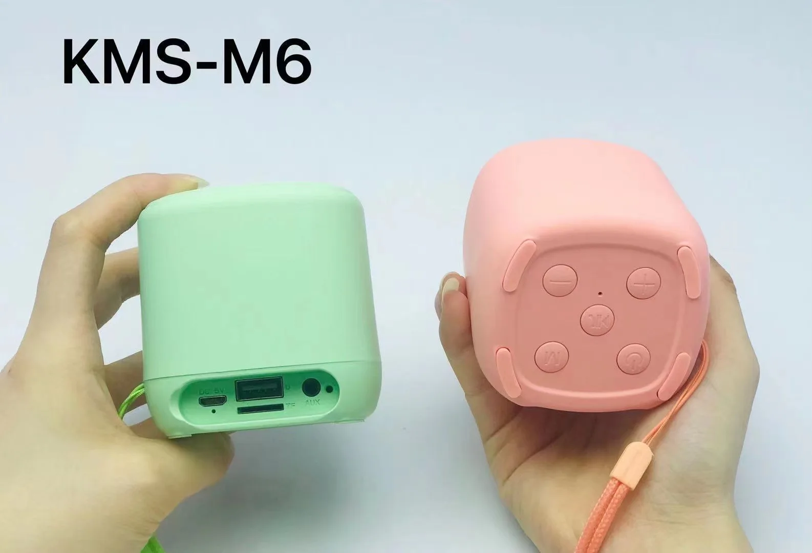 2022 Macaron Cute Portable KIMISO KMS M6 Mini Wireless Portable Speaker mini small portable waterproof multimedia speaker