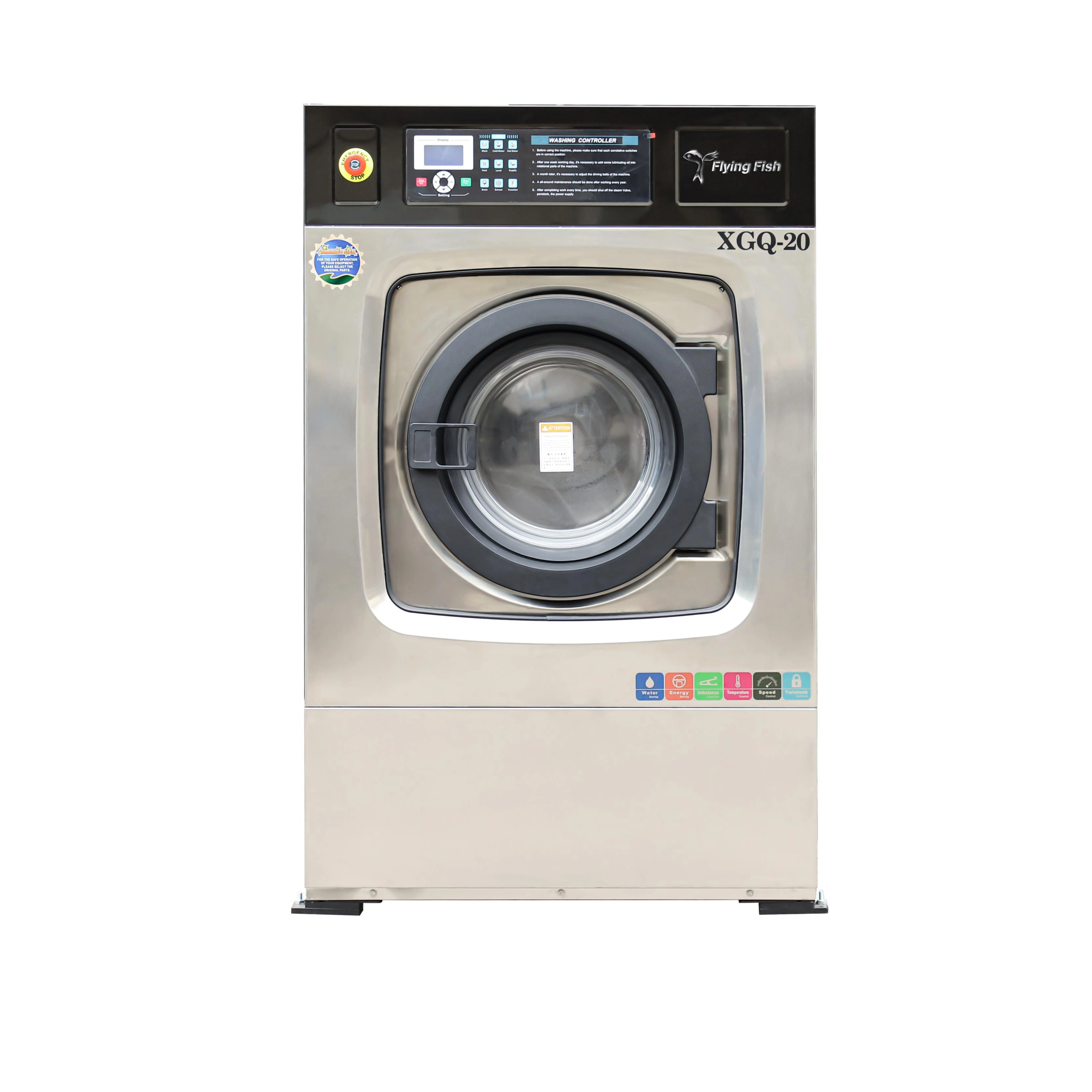 

New 10KG 20KG 25KG Industrial And Commercial Electric Washing Machine With Dryer For Laundry