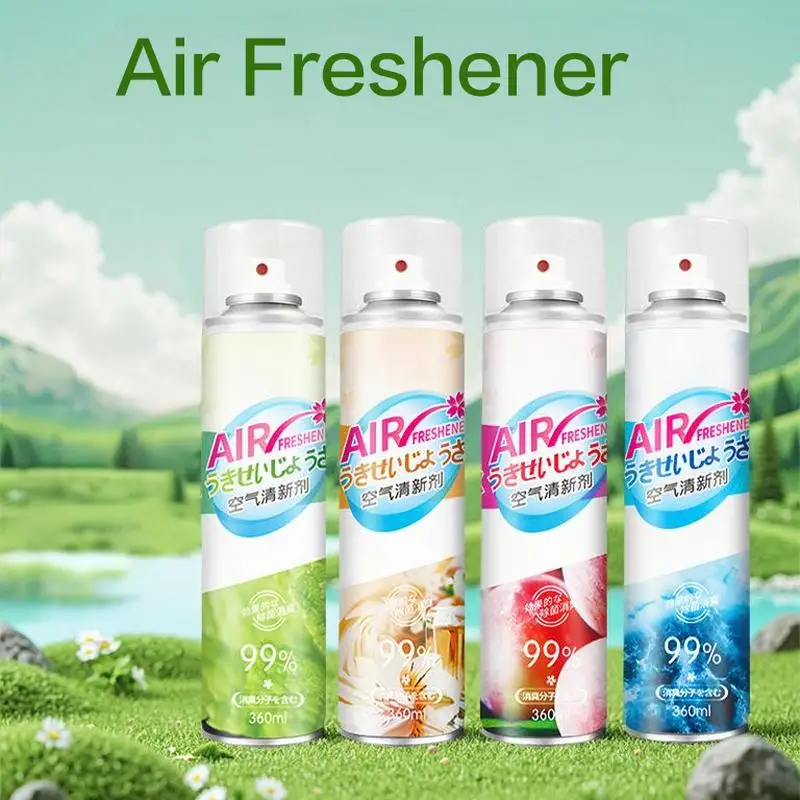 

Four types of 360ml fragrant air fresheners for home odor removal and air purification products long-lasting fragrance for car