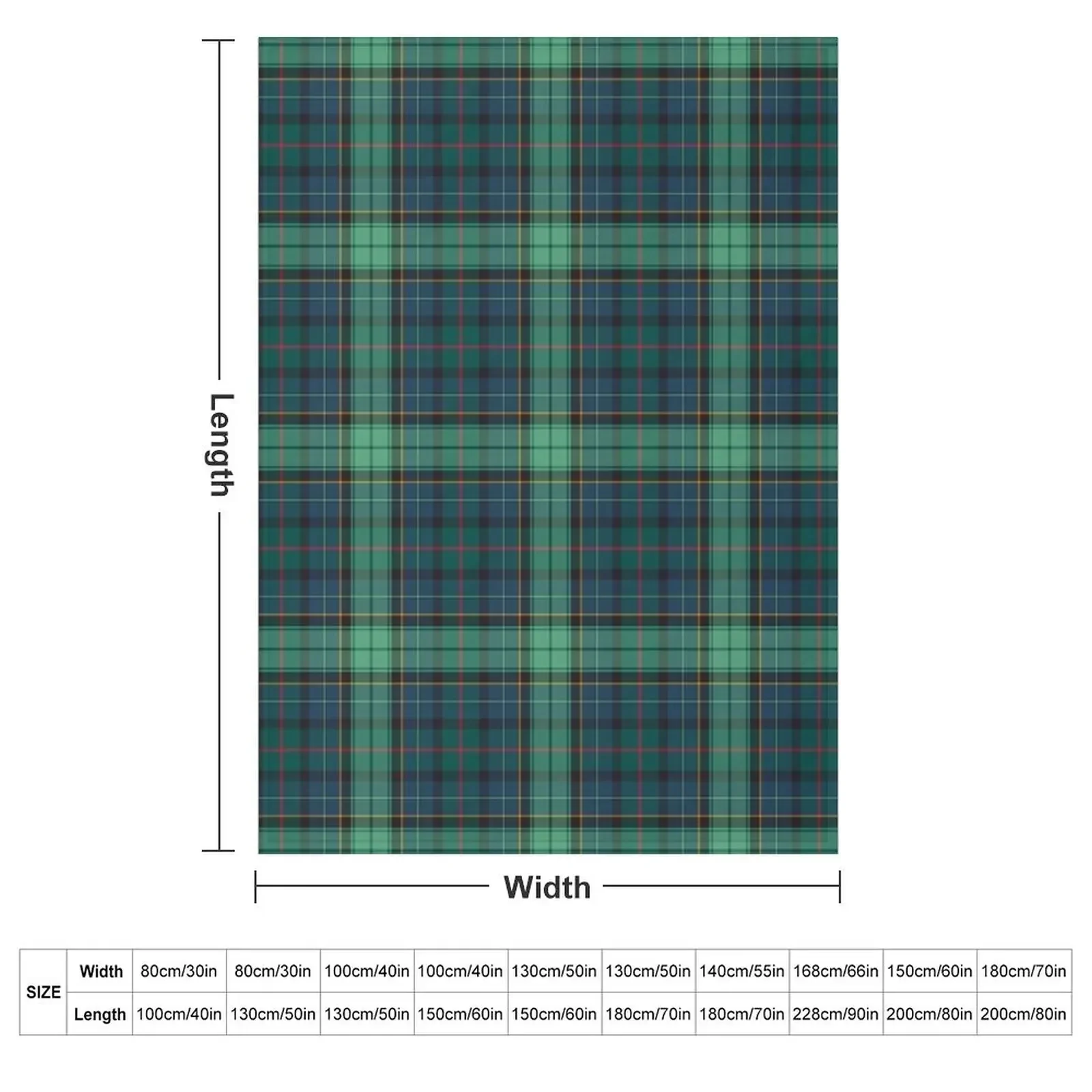 Leinster Green Irish Tartan Throw Blanket Luxury christmas decoration Thermal wednesday Sofa Quilt Cute Blankets