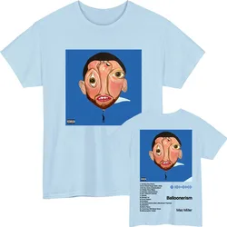 2025 New Balloonerism Macc Miller Tshirts Summer Short Sleeve Cotton T-shirt Men Women Camisetas Tees Print Clothes Unisex Tops