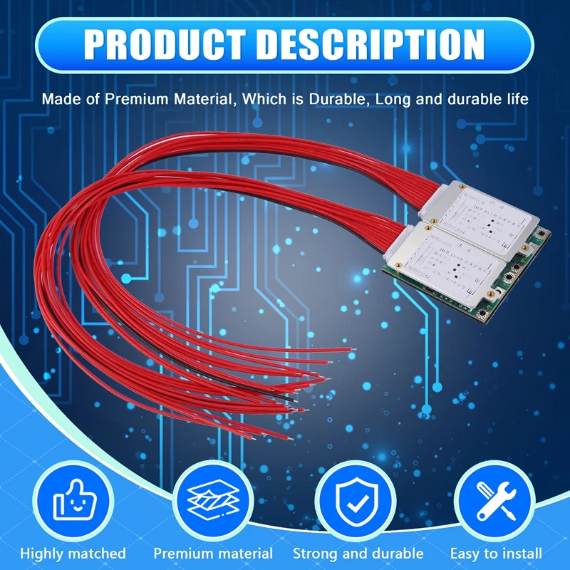 A003 2 Pcs 10S 36V 15A Li- Li-Polymer Battery Circuit Protection Board High Quality BMS PCB With Balance For Ebike