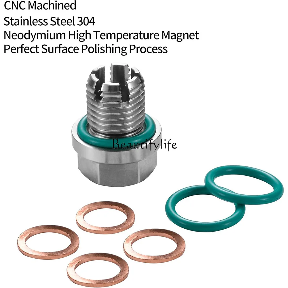 

yj22 Auto Modification M12 Self-Tapping Screw Stainless Steel Oil Pan Plug Repair Kit