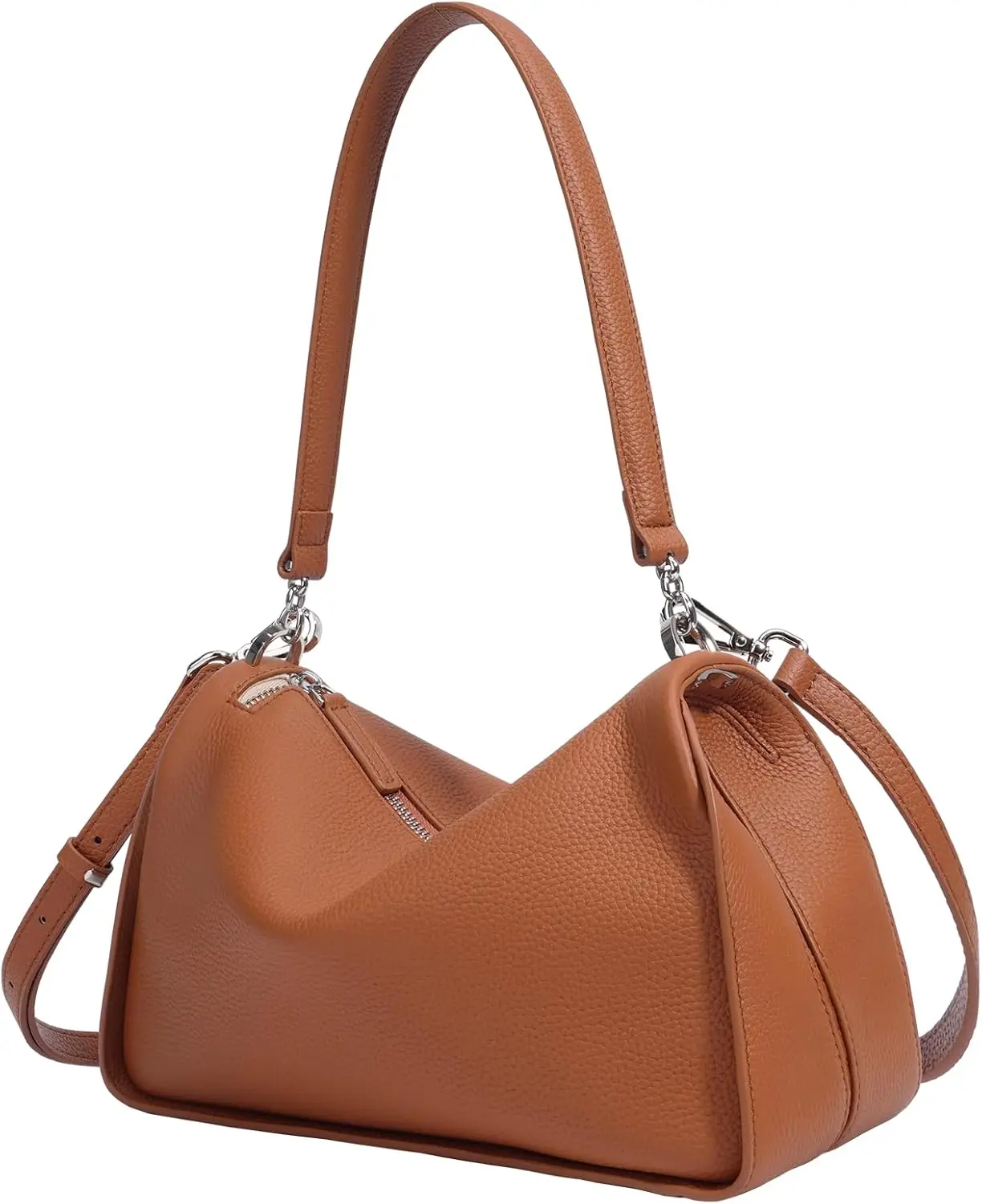 

Genuine Leather Women’s Shoulder Bag Crossbody Handbag with Adjustable Strap, Hoho Style Leather Purse