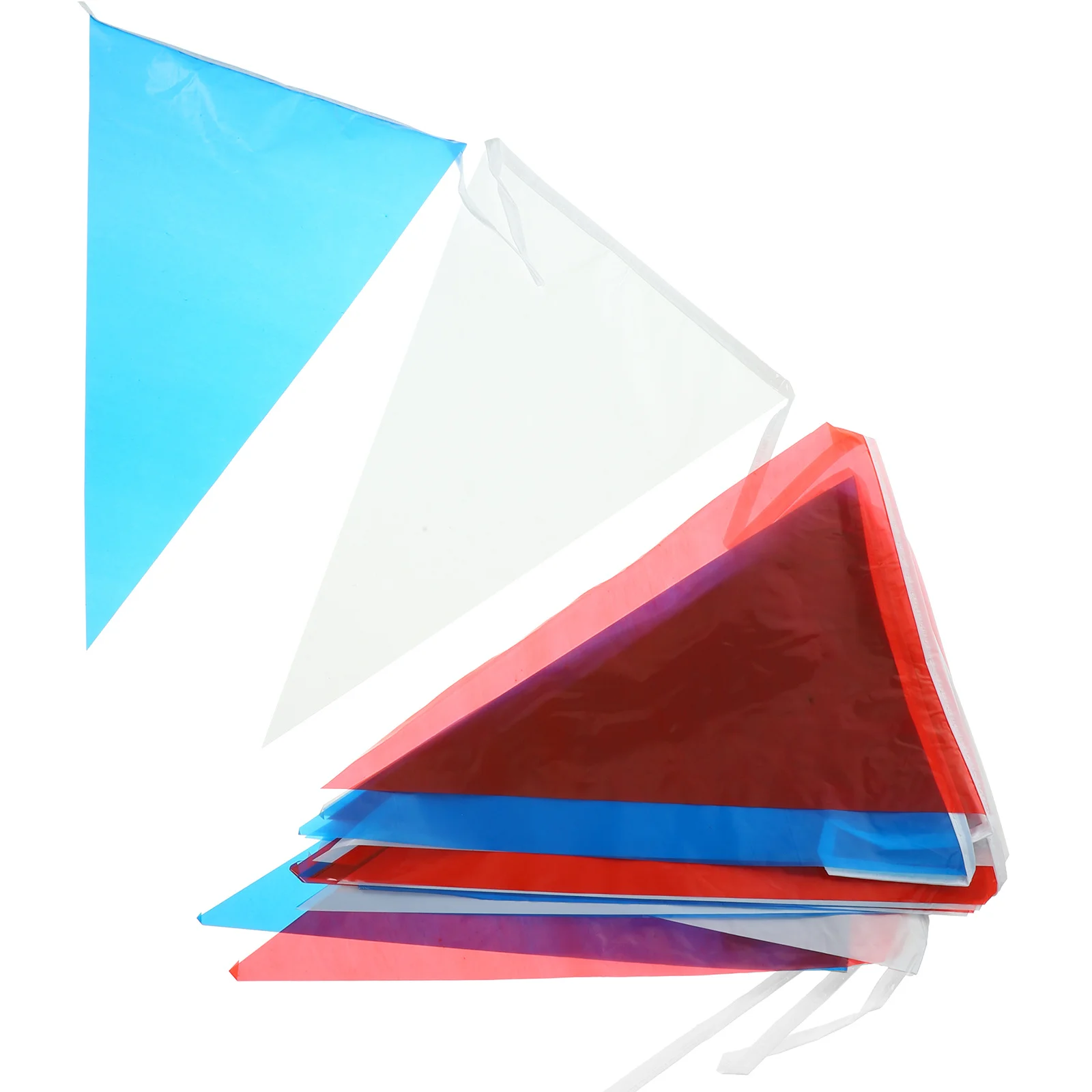 

American Themed Banner Red White Blue Cloth Bunting for July 4Th Decorations Patriotic Party Hanging Outdoor Indoor Use