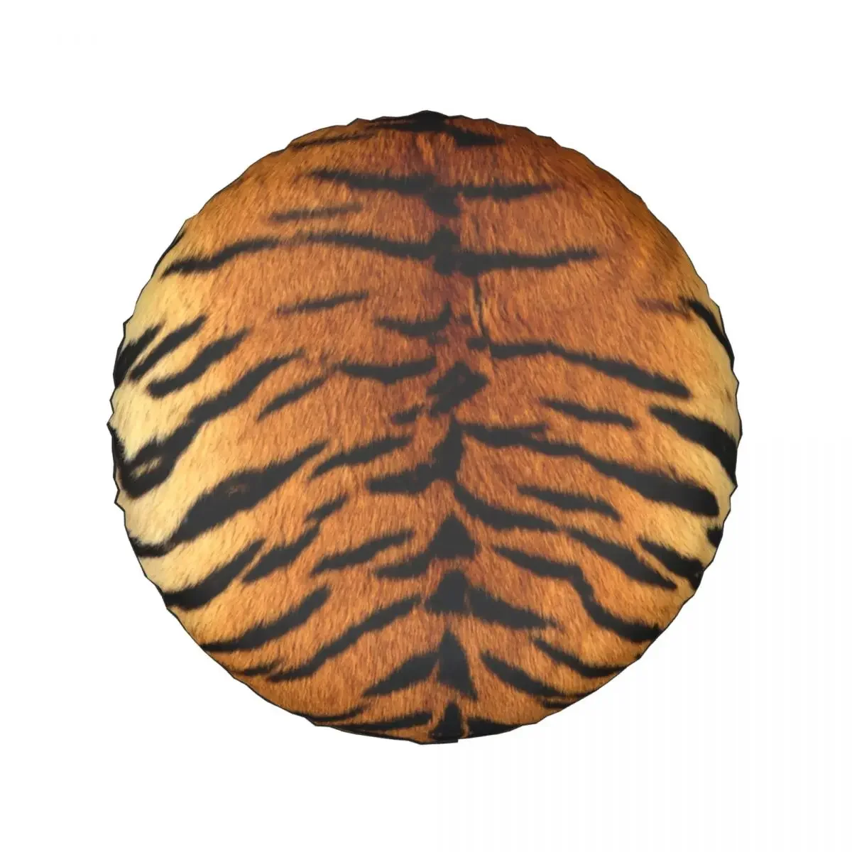 Faux Siberian Tiger Skin Spare Tire Cover for Jeep Hummer Custom Printed Animal Dust-Proof Car Wheel Covers 14