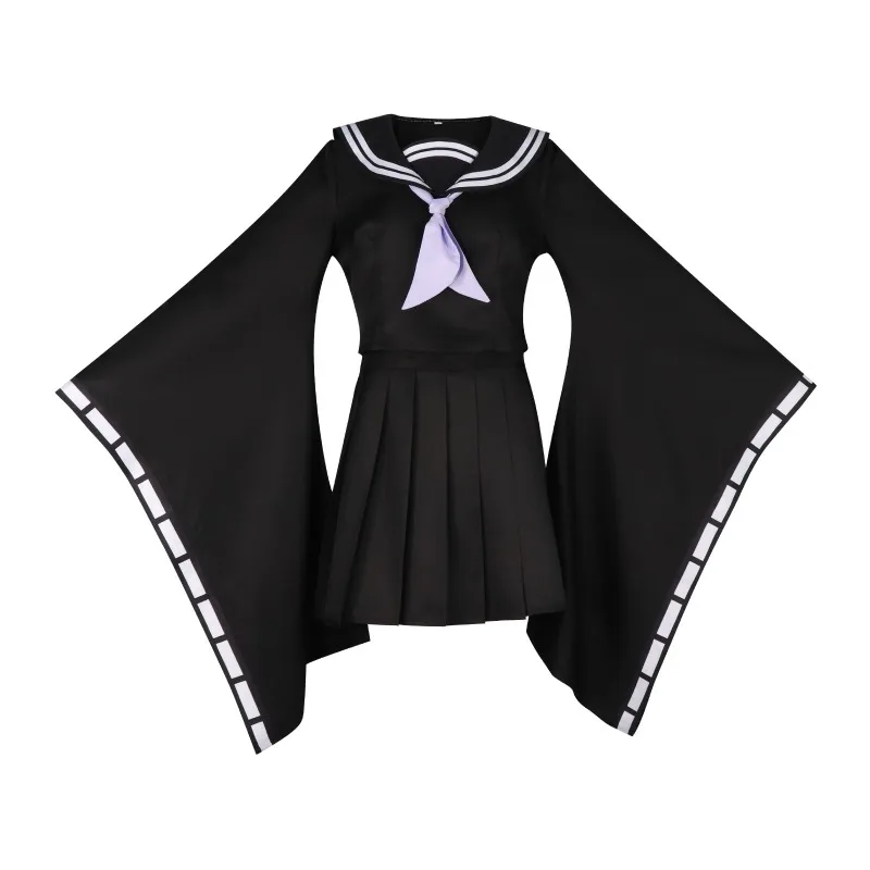 أنيمي الأزرق لعبة الأرشيف يوكاري تأثيري حلي كيمونو JK زي مدرسي دعوى للنساء الفتيات هالوين كرنفال حفلة الزي #5