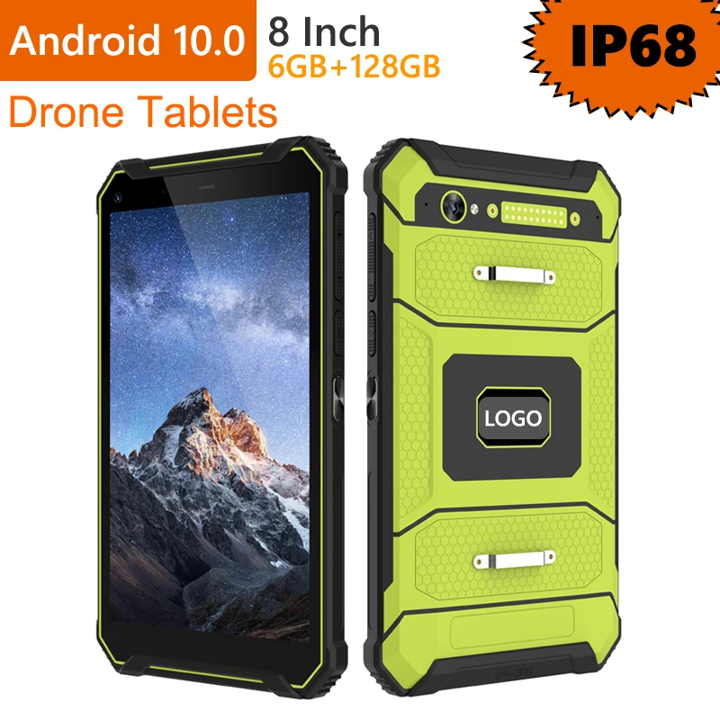 Android 10.0 IP68 Rugged Tablets for dji Drone RAM 6G ROM 128G Rugged Computer With Barcode Scanner NFC Explosion-Proof 1000 Nit