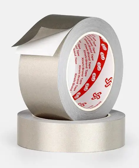 Metal Conductive Adhesive Tape,Anti-radiation Anti-interference Strip.Electronic Circuit Board Conductive Cloth.EMI EMF Shelding