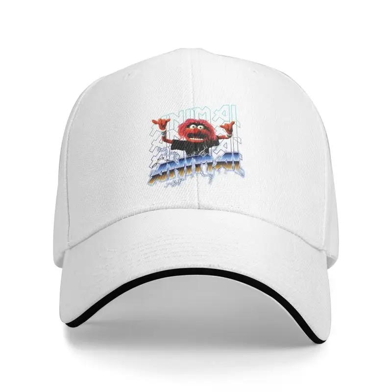 Custom Unisex Muppets Animal Metal Baseball Cap Adult Anime Cartoon Adjustable Dad Hat for Men Women Outdoor