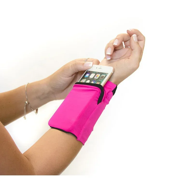 Anti-slip Arm Bag Ultra-thin Wristband Wrist Armband Phone Pouch Holder Sports Bags For Fitness Cycling Running