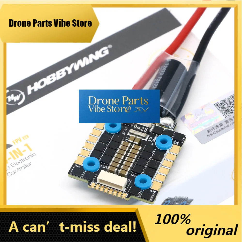 

DronePHobbywing Xrotor AM32 45A Or 65A 4in1 G2 ESC 3-6S Or F7 Convertible Flight Controller For RC FPV Racing Drone