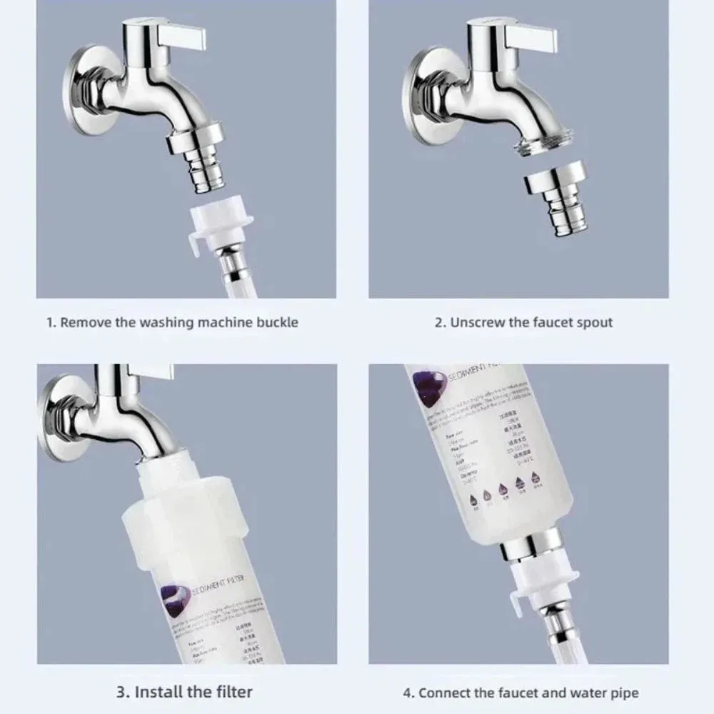 

Высококачественный картридж для фильтрации воды из полипропиленового хлопка, малый размер, сменная конструкция, система предварительной фильтрации