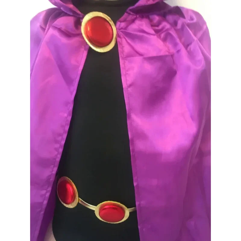 Deluxe Ragazze Carnevale Vestire Bambini Dionysia Teen Titan Raven Costumi Cosplay Per Adulti Halloween Festa di Compleanno Costume 4 Pz/1 MN9