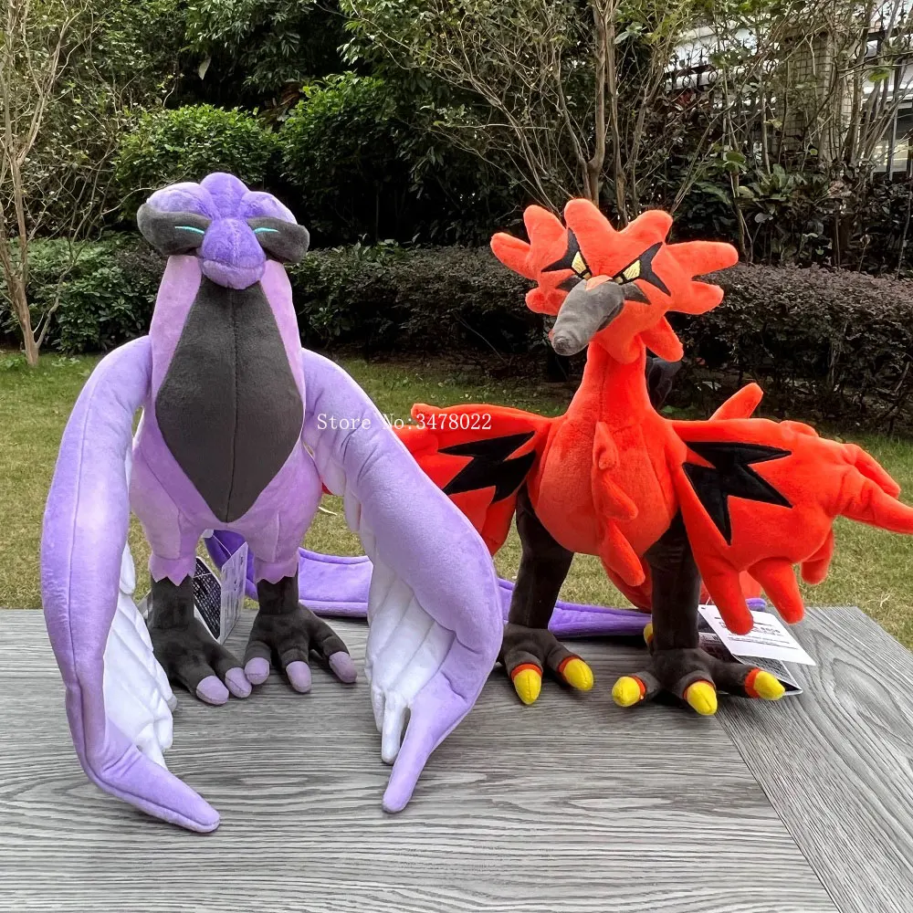 2 Styles Pokemon Galar Region Plush Articuno Zapdos Cute Stuffed Toys Cartoon Soft Doll Gift