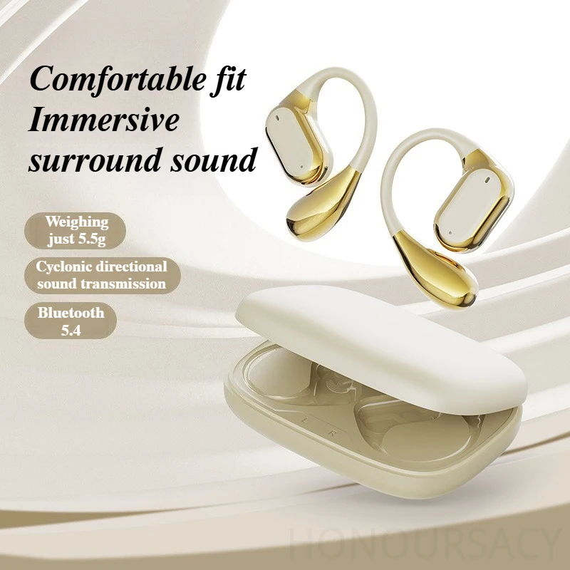 High-Quality Sports Headsets Wireless Bluetooth Earphones Over Ear Noise Reduction Sleep Comfort Headphone and Long Battery Life