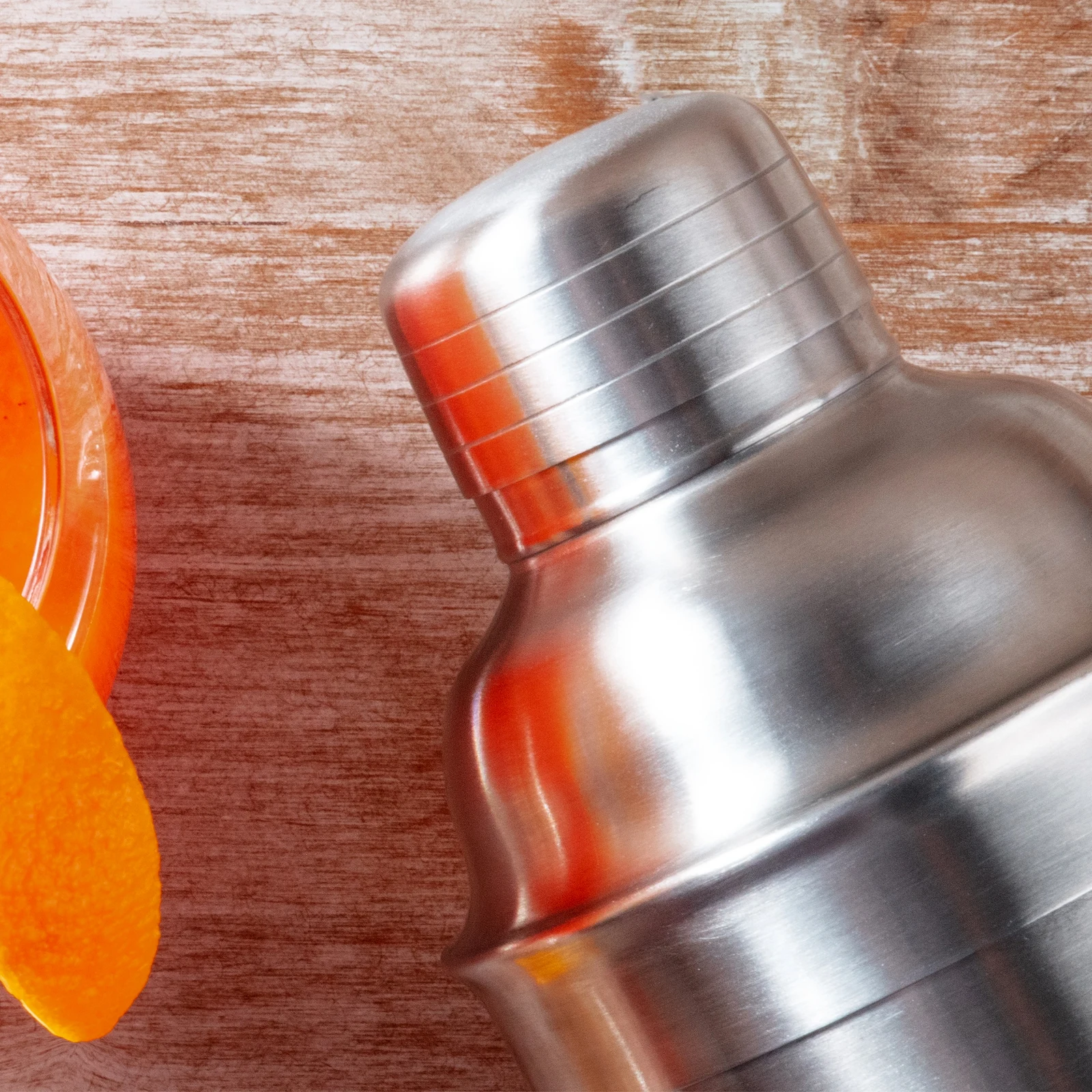 

Stainless Steel Shaker Lid Caps Bar with Cocktail for Tumbler Bottle Replacement Mixing Glass Travel